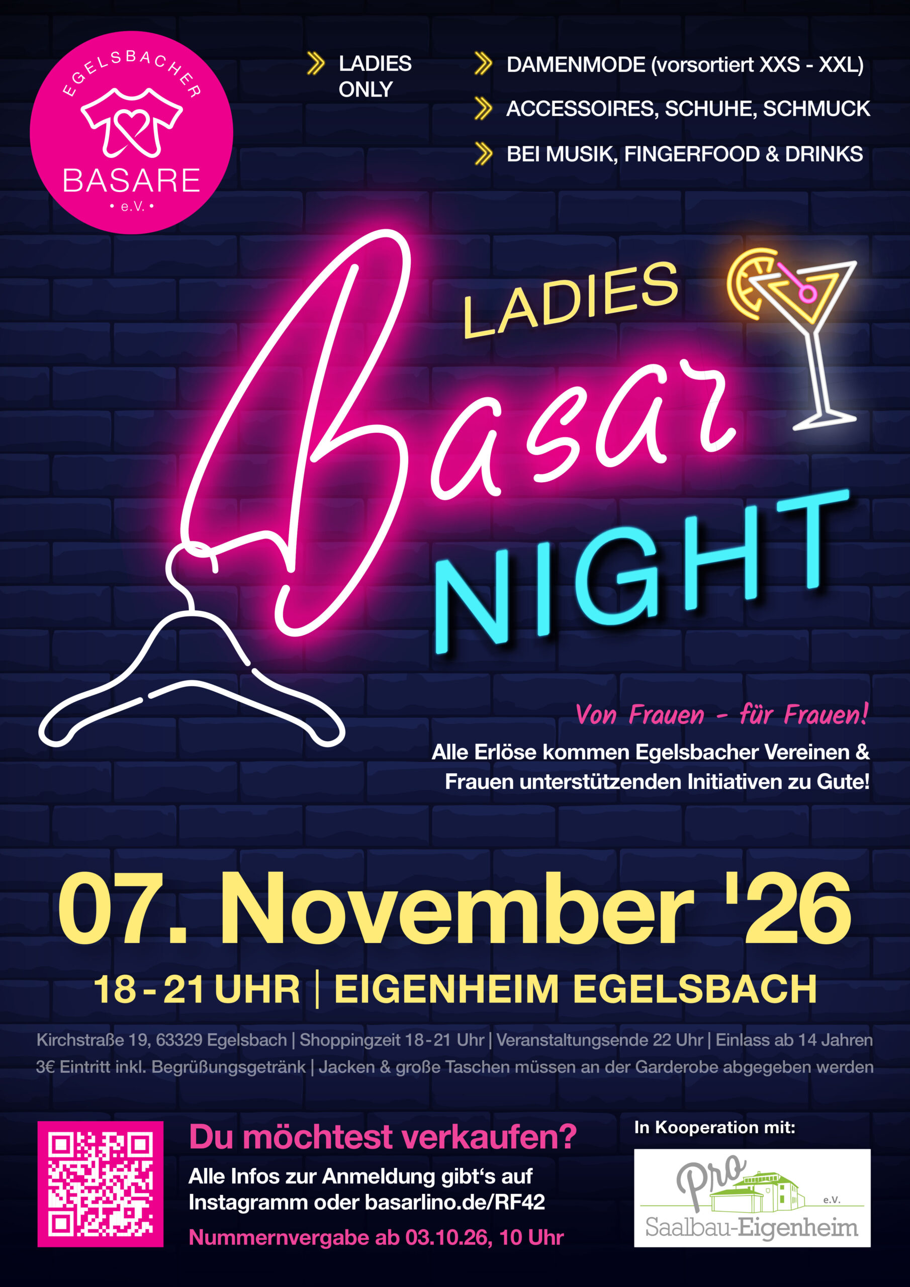 Ladies Basar Night 07.11.2026